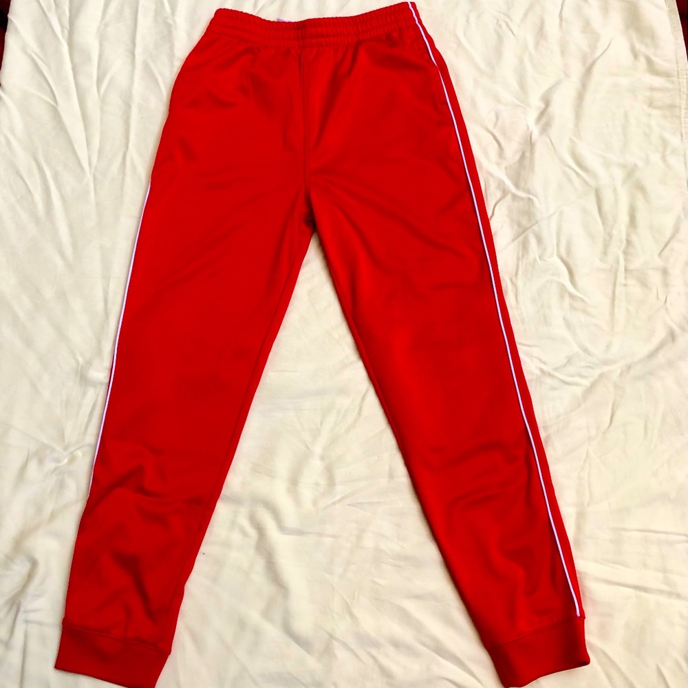 Lands’End Boys RED Iron knee Active Tracy Pants size L 14-16